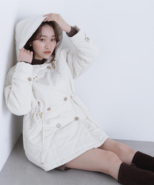 新品未使用スーパービューティーアイボリー キルティングダウンベスト フリル付き 楽天市場】ダウン ベスト フリルの通販