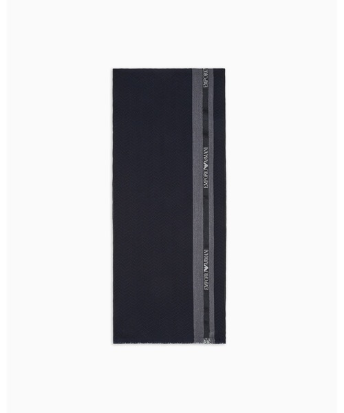 EMPORIO ARMANI マフラー 「エンポリオ アルマーニ」スカーフ ウール