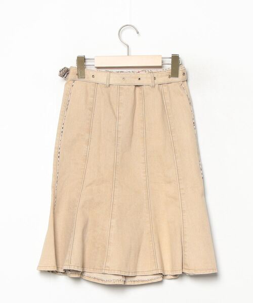 BURBERRY（バーバリー） チェック柄スカート 36 ベージュ レディース