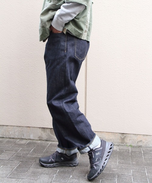 Sanca（サンカ） ワイドパンツ ジーンズ デニム5Pワイドフィット 15.5