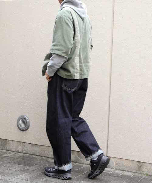 Sanca（サンカ） ワイドパンツ ジーンズ デニム5Pワイドフィット 15.5
