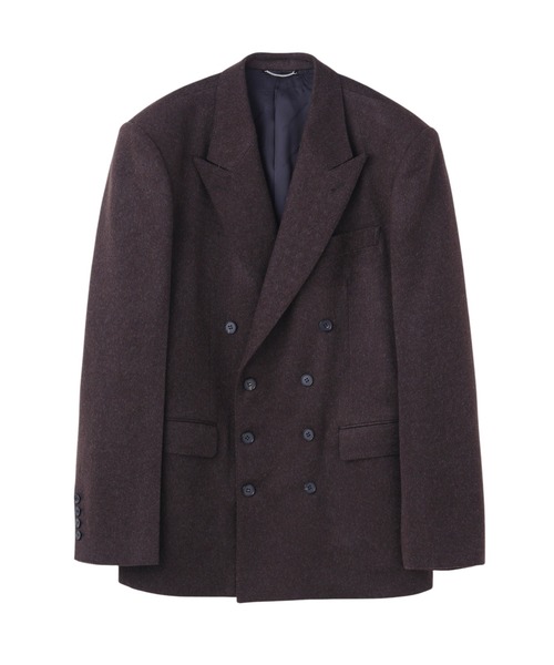 ジャケット テーラードジャケット WOOL DOUBLE BREASTED JACKET メンズの画像