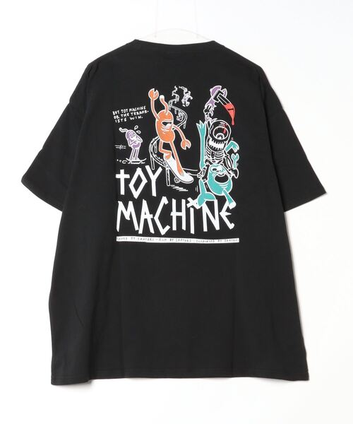 「TOY MACHINE」 半袖Tシャツ X-LARGE グレイッシュベージュ メンズ_画像2
