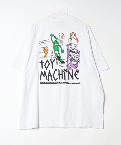 「TOY MACHINE」 半袖Tシャツ X-LARGE グレイッシュベージュ メンズ_画像4