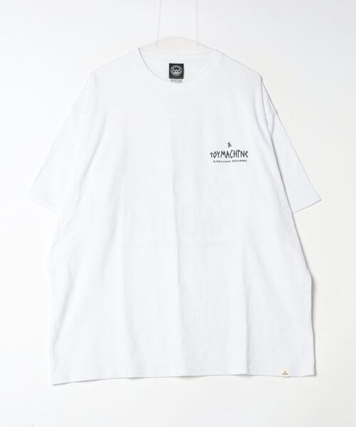「TOY MACHINE」 半袖Tシャツ X-LARGE グレイッシュベージュ メンズ_画像7