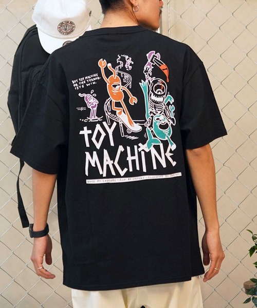 「TOY MACHINE」 半袖Tシャツ X-LARGE グレイッシュベージュ メンズ_画像8