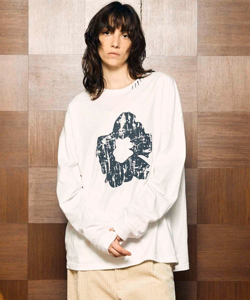 新作美品　メゾンスペシャル　ロングスリーブティーシャツ MAISON SPECIAL（メゾンスペシャル） tシャツ 「UNISEX」Nuance