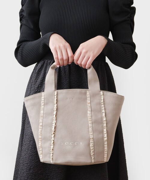 ☆TOCCA☆ トートバッグ ショルダーバッグ ブラック 美品♪ TOCCA ブラック ショルダーバッグ