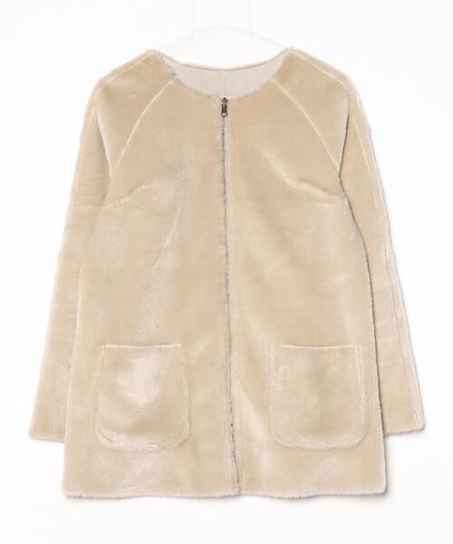 「Khaju」 ブルゾン - ベージュ レディース_画像3