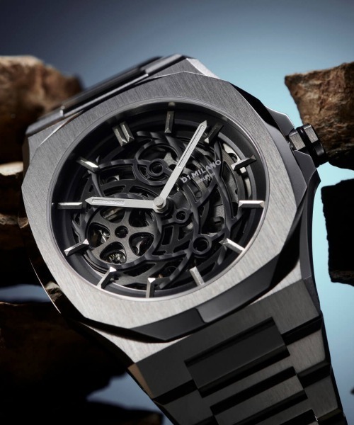 D1 MILANO スケルトン リスタイリング自動巻き腕時計 D1 MILANO 腕時計 「D1 MILANO/ディーワン ミラノ」スケルトン リ