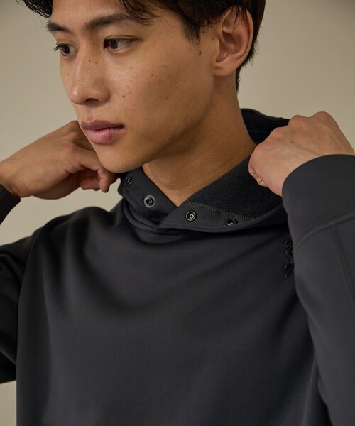 JUN&ROPE'（ジュンアンドロペ） パーカー 「NOIR」裏起毛フーディー