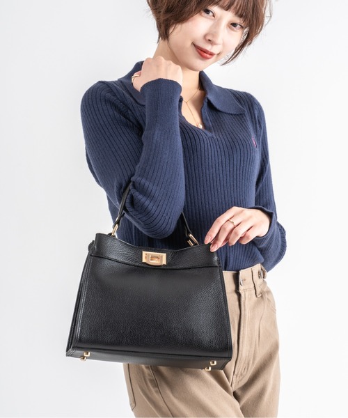 ショルダーバッグ バッグ 「GIANNI NOTARO 」ハンドバッグ　ショルダーバッグ　本革 レディースの画像