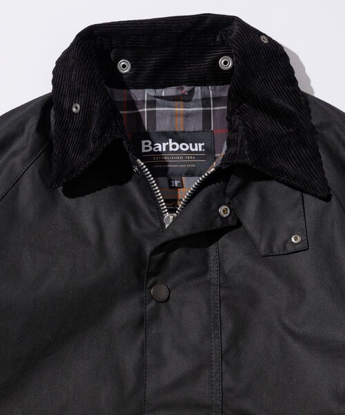 ブルゾン アウター Barbour/バブアー 別注 MODIFIED TRANSPORT WAXJACKET メンズの画像
