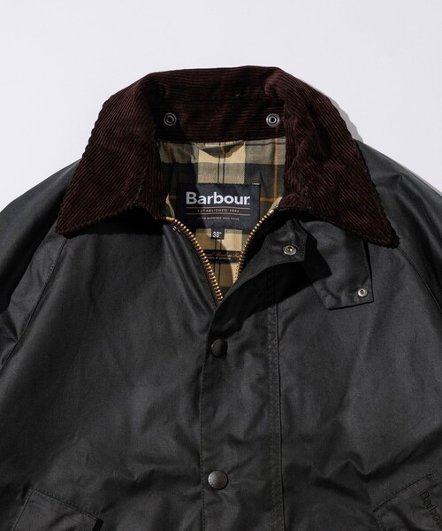 ブルゾン アウター Barbour/バブアー 別注 MODIFIED TRANSPORT WAXJACKET メンズの画像