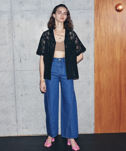 [MAISON SPECIAL] Denim брюки 38 голубой женский 