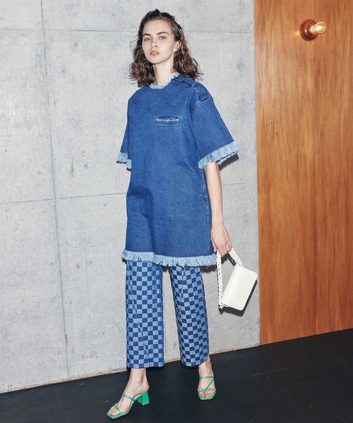 [MAISON SPECIAL] Denim брюки 38 голубой женский 