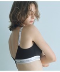 ノンワイヤーブラ ブラジャー コットンMIXロ...の詳細画像3