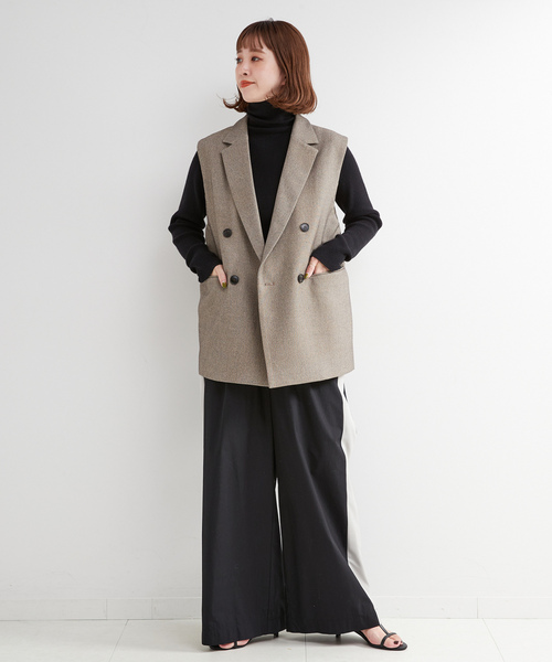 「B.C STOCK」 パンツ LARGE チャコールグレー レディース_画像2