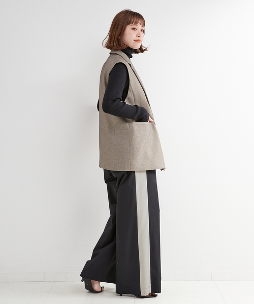 「B.C STOCK」 パンツ LARGE チャコールグレー レディース_画像4