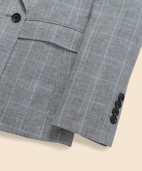 「BROOKS BROTHERS」 テーラードジャケット 0 グレー レディースの画像