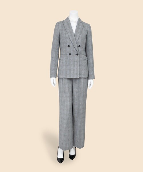「BROOKS BROTHERS」 テーラードジャケット 0 グレー レディースの画像