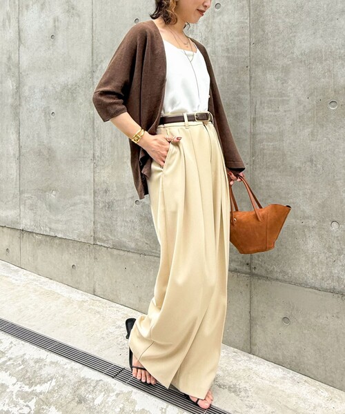 「NOLLEY'S Sophi」 スラックス 36 ブラウン レディース_画像6