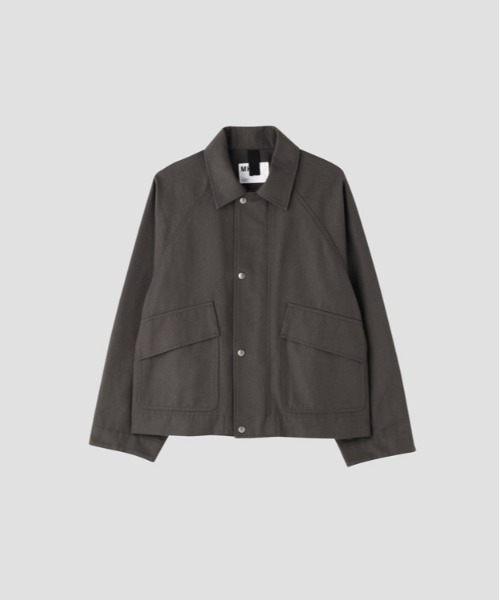 MHL.（エムエイチエル） ブルゾン LARGE グレー メンズ : ZOZOTOWN