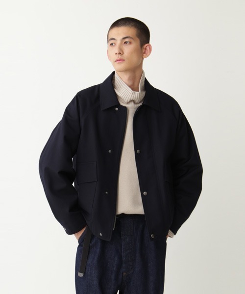 MHL.（エムエイチエル） ブルゾン LARGE グレー メンズ : ZOZOTOWN