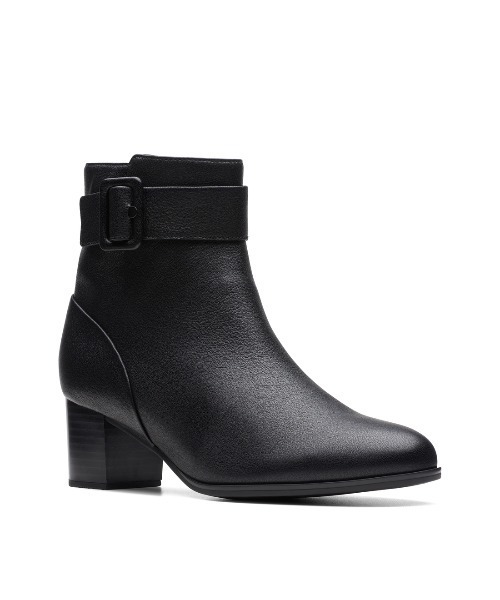 「Clarks」 ショートブーツ UK4.5 ブラック レディース_画像3