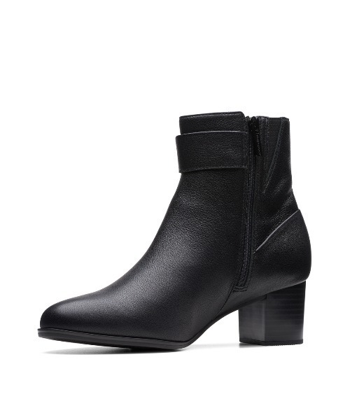 「Clarks」 ショートブーツ UK4.5 ブラック レディース_画像5