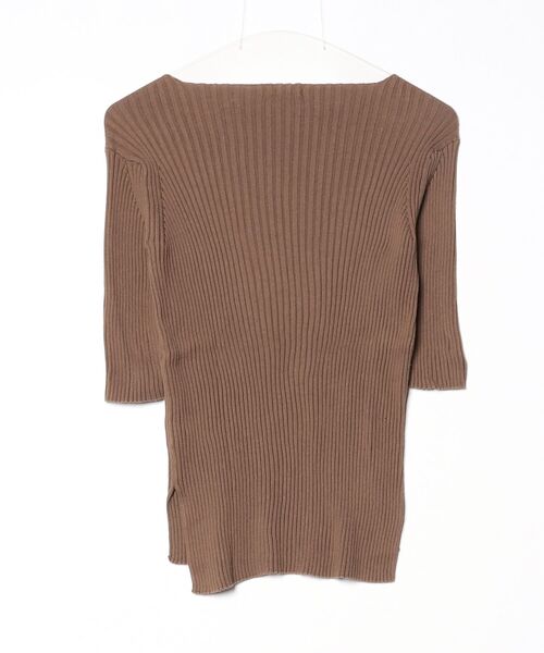 AURALEE（オーラリー） 7分袖ニット 1 ブラウン レディース : ZOZOTOWN