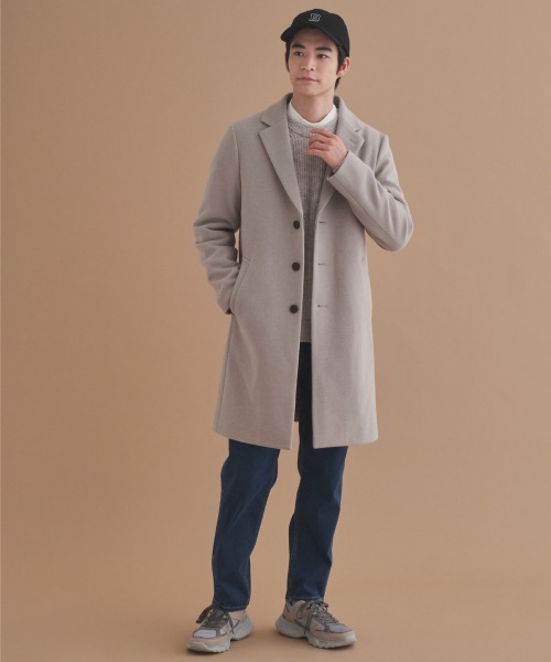 GLOBAL WORK（グローバルワーク） チェスターコート LARGE ブラック