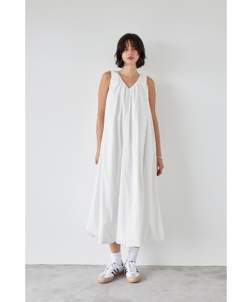 「ALEXIA STAM」 ノースリーブワンピース S ホワイト レディース_画像6