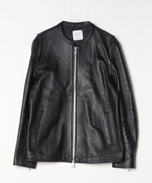 ユナイテッドトウキョウ レザージャケット ラムレザー 3 UNITED TOKYO（ユナイテッドトウキョウ） レザージャケット 3 ブラック
