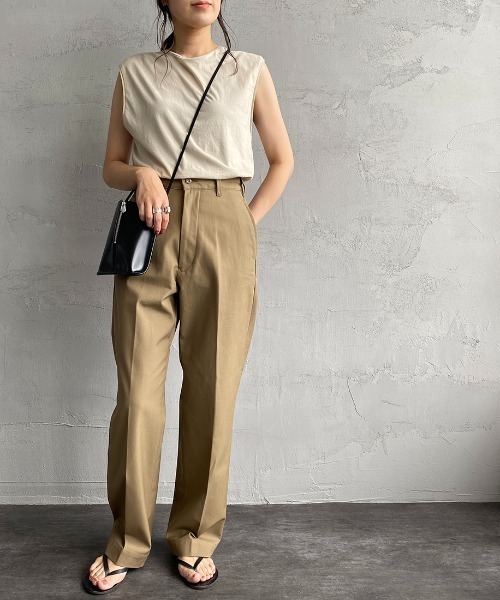 「値下げ」THE SHINZONE ベージュ チノパン 32　レディース THE SHINZONE（ザ シンゾーン） パンツ 32 ベージュ レディース