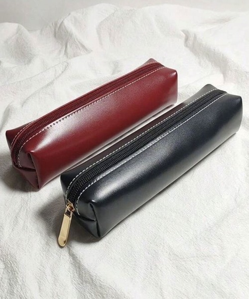 Port（ポート） フェイクレザー ペンケース / 文具入れ : ZOZOTOWN