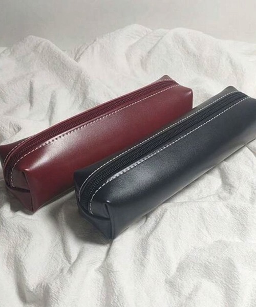 Port（ポート） フェイクレザー ペンケース / 文具入れ : ZOZOTOWN