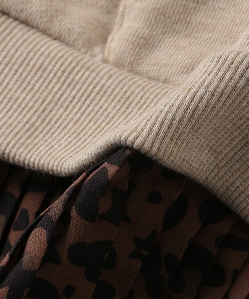 「X-girl Stages」 「KIDS」長袖ワンピース 120cm グレー キッズ_画像3