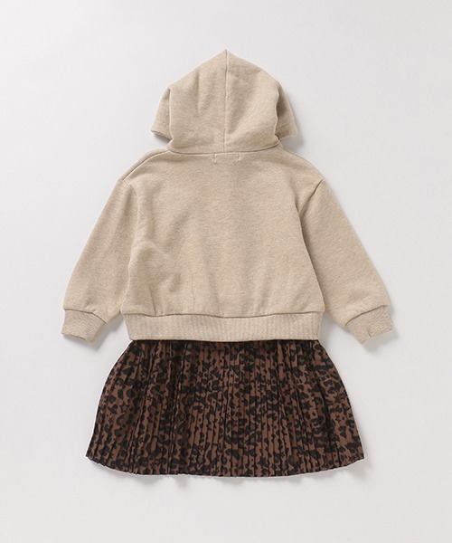 「X-girl Stages」 「KIDS」長袖ワンピース 120cm グレー キッズ_画像7