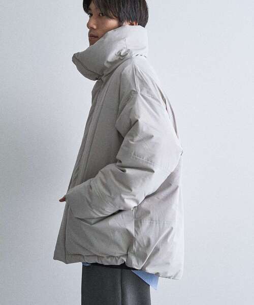 【グレーベージュ】撥水/防風/ストレッチ/中綿入りスタンドジャケット CRAFT STANDARD BOUTIQUE（クラフトスタンダードブティック） ブルゾン
