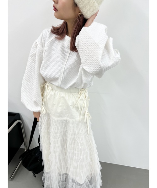 「jumelle」 長袖ブラウス MEDIUM イエロー レディース_画像9