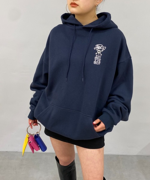 「WHO'S WHO gallery」 「cooper」プルオーバーパーカー FREE アッシュグレー レディース_画像7