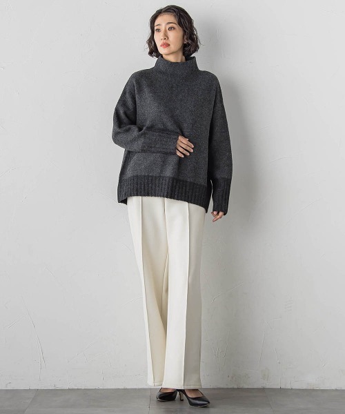 la.f（ラ・エフ） ニット セーター 「WEB限定」”ふんわり配色の