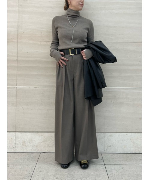 「Mila Owen」 パンツ 0 ベージュ レディース_画像5