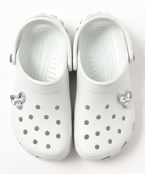 ★新品タグ付き★crocs ホワイト クロッグサンダル 厚底 crocs（クロックス） サンダル crocs / CLASSIC PINNACLE