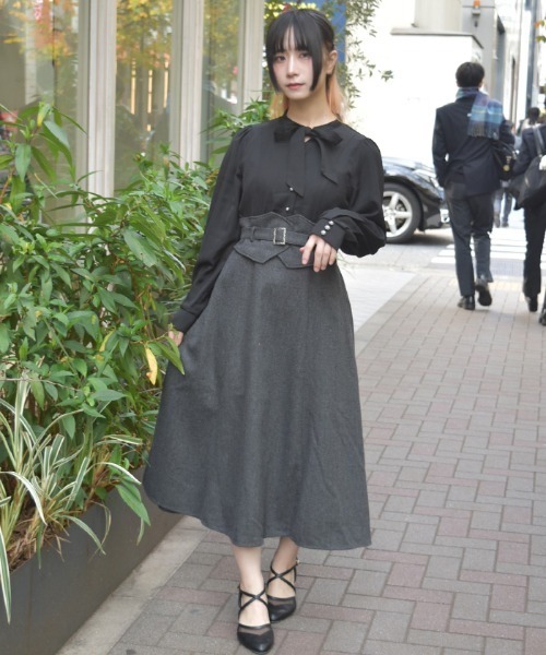 ファム axes femme（アクシーズ ファム） ワンピース バイカラーサック