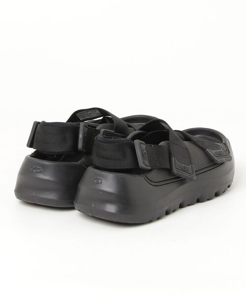 「UGG」 フラットサンダル 24cm ブラック レディース_画像2