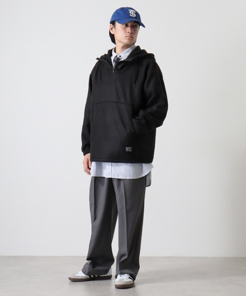 「FUNALIVE」 プルオーバーパーカー L ブラック メンズ_画像5