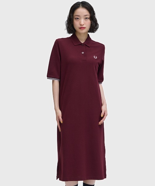 FRED PERRY（フレッドペリー） ワンピース Sheer Tipped Polo Dress