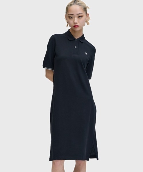 FRED PERRY（フレッドペリー） ワンピース Sheer Tipped Polo Dress